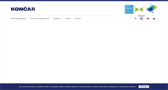 Desktop Screenshot of koncar.hr