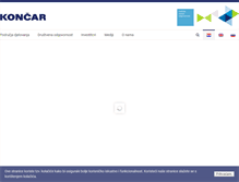 Tablet Screenshot of koncar.hr